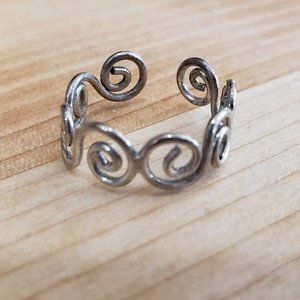 Sterling silver toe ring